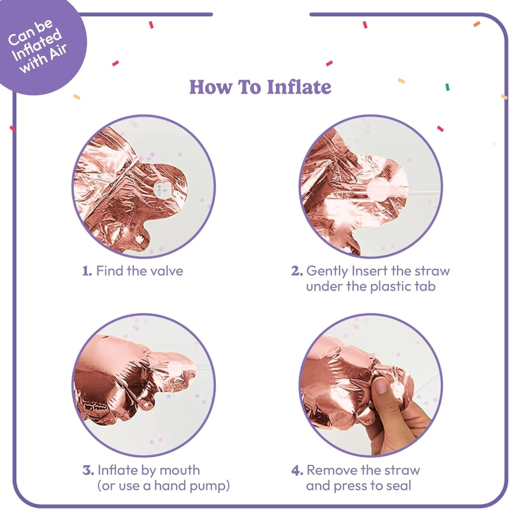 Set Baloane din Folie Metalizata, Model Happy Birthday, 45x85 cm, 45x124cm, Baloane Party, Ambalaj Individual, Pai Inclus, Umflare cu Aer sau Heliu, Albastru [10]