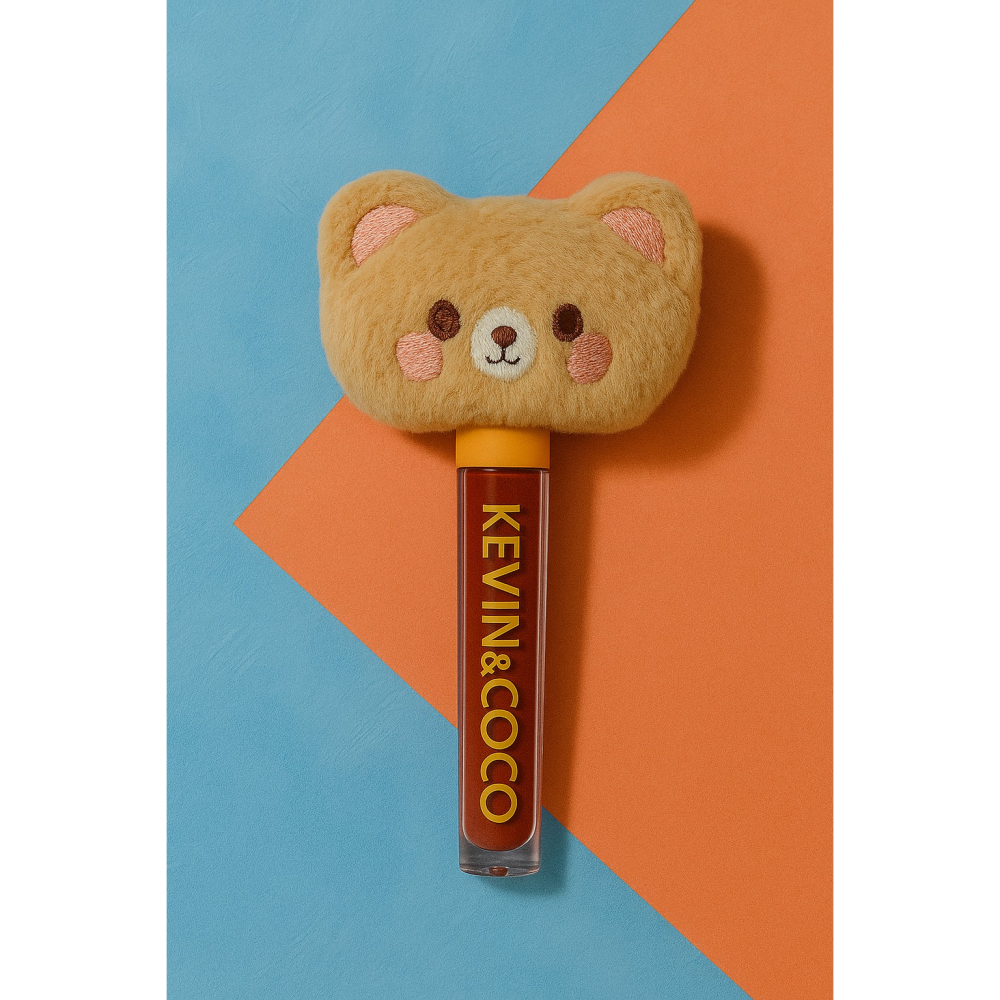 Luciu de Buze, Kevin&amp;Coco, Animat de Plus, Model Ursulet, Maro [6]