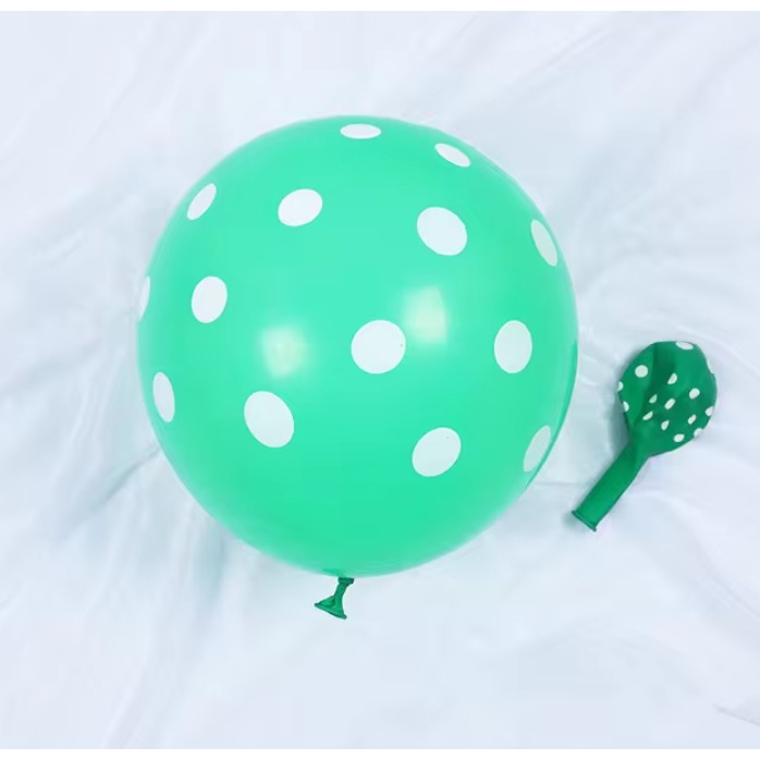 Set 10 Baloane din Latex, Model Party Buline, 2x Albastru, 2x Verde, 2x Mov, 2x Roz, 2x Rosu, 23 cm, 1.4g [5]