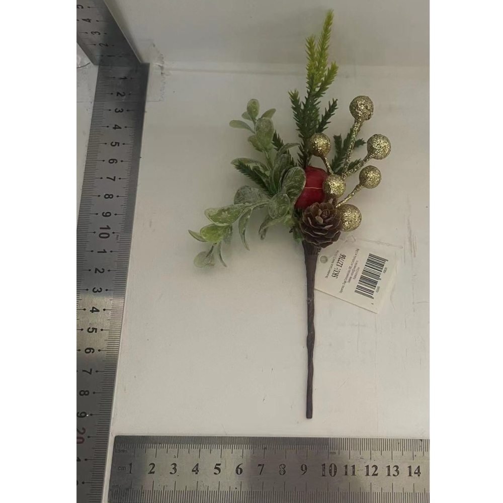 Decoratiune de Craciun, 13 x 18 cm, Model Buchetel 3, Multicolor [2]