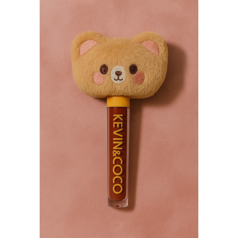 Luciu de Buze, Kevin&amp;Coco, Animat de Plus, Model Ursulet, Maro [7]