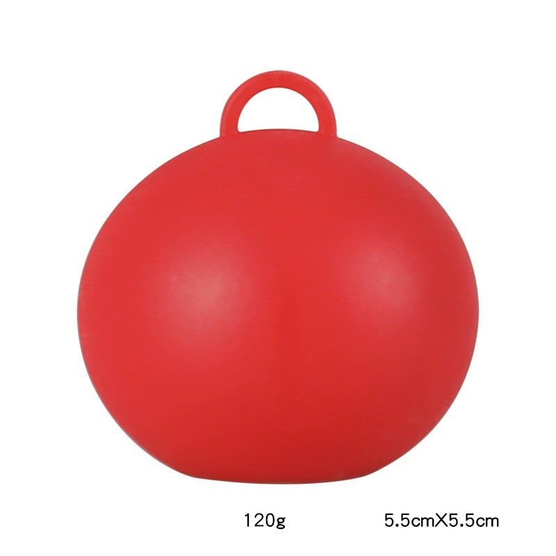 Greutate pentru Baloane, Accesoriu Petrecere, 5.5x5.5 cm, 120 g, Rosu [4]
