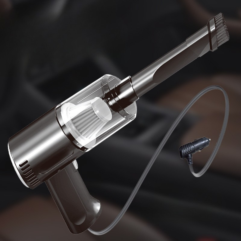 Aspirator Portabil Auto, Tip Pistol K7A, Pentru Casa si Masina, Cablu Auto, 36 x 17 cm, Negru [3]