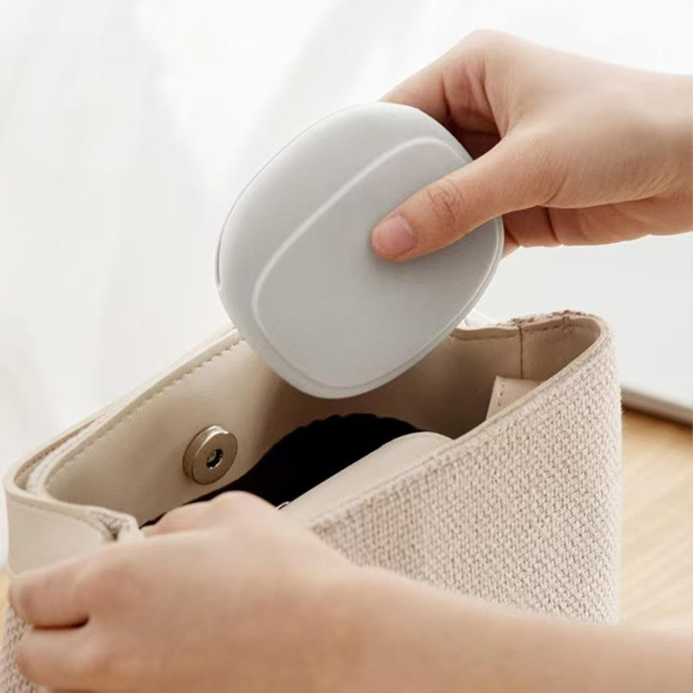 Husa din Silicon, pentru Casti, Cabluri, Portabila 8.5 x 10 x 2 cm, Alb [3]