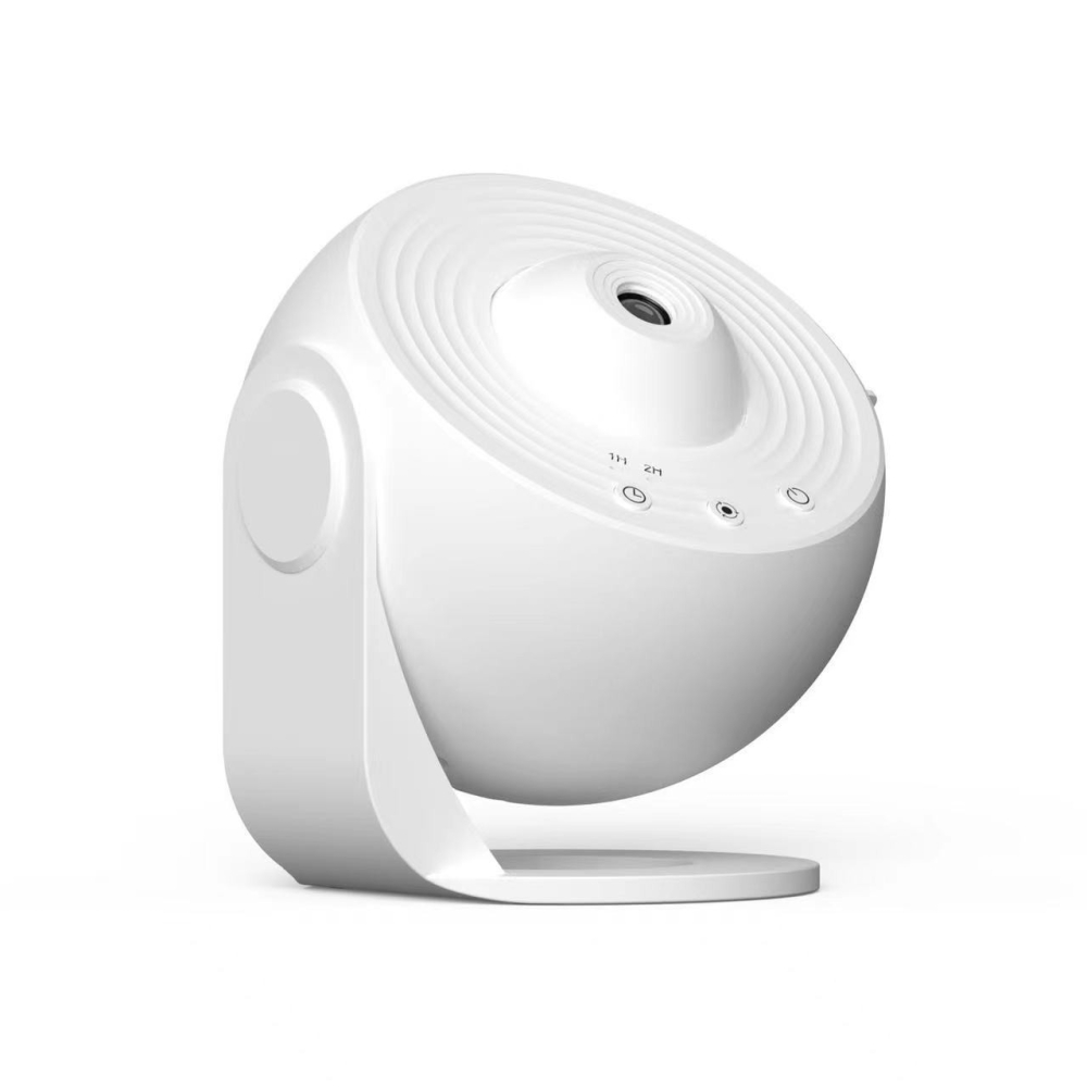 Lampa Tip Proiector Galaxie, pentru Dormitor, Tematica Cer Instelat, Model Glob, HD, Rotire 360 de Grade, 20 de Imagini, Incarcare USB, 10 W, 15x15 cm, Alb [1]