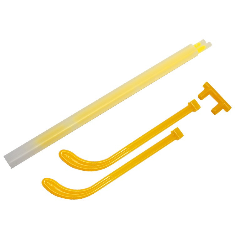 Ochelari Decorativi, Flippy, din Plastic, Fluorescenti, Accesoriu Petrecere, Galben [7]