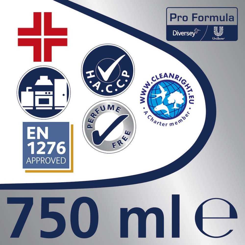 Pachet CIF Professional 2-in-1 Detergent Dezinfectant Lichid, 6×0.75 L [6]