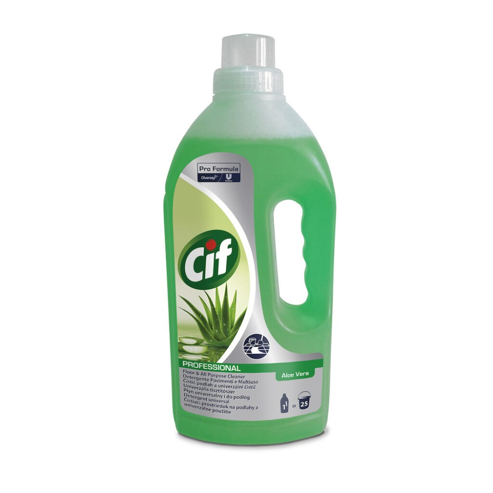 Pachet CIF Professional Floor&amp;APC Aloe Vera - Detergent Pardoseli si Multiple Suprafete, 12x1L [3]