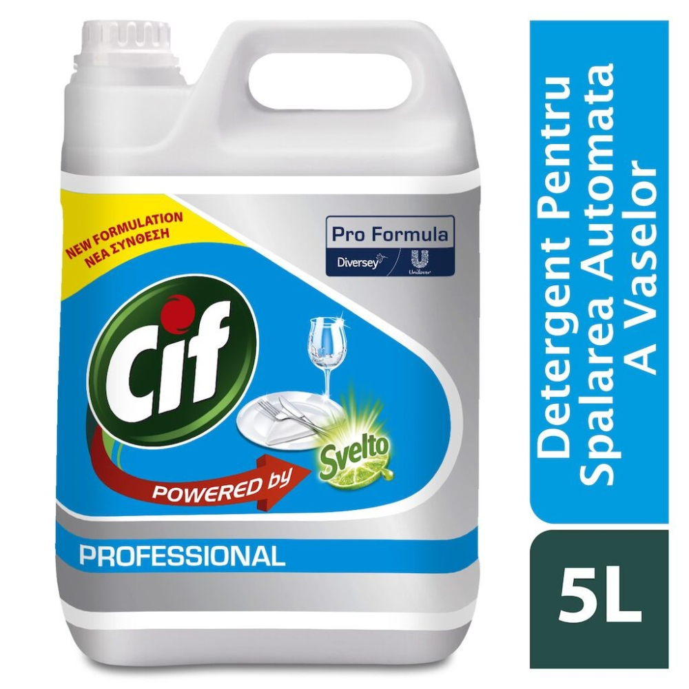 Pachet CIF Professional Liquid - Detergent Universal pentru Masina de Spalat Vase 2x5 L [8]