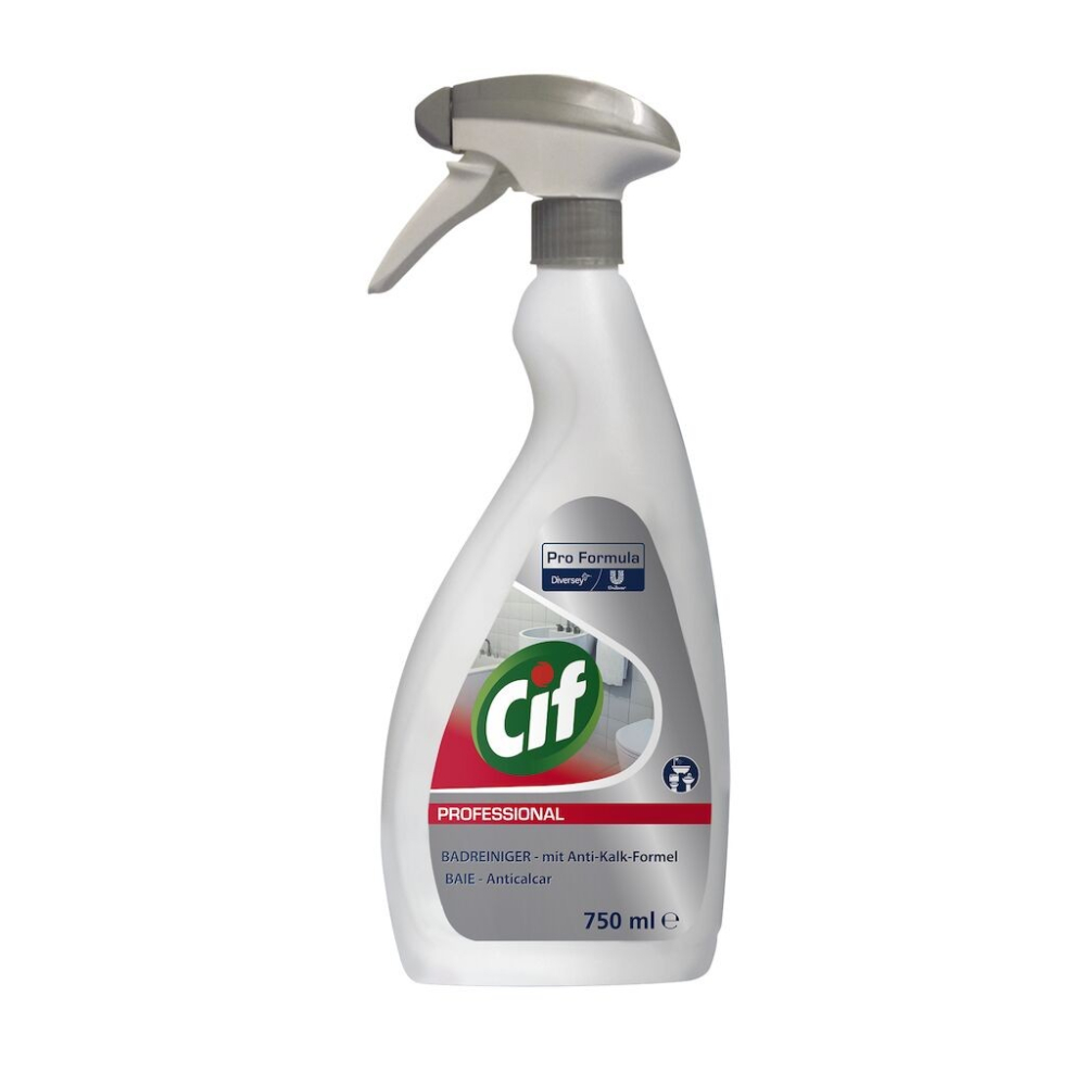 Pachet CIF Professional Washroom - Detergent si Detartrant pentru Suprafetele din Baie, 6×0,75 L [3]