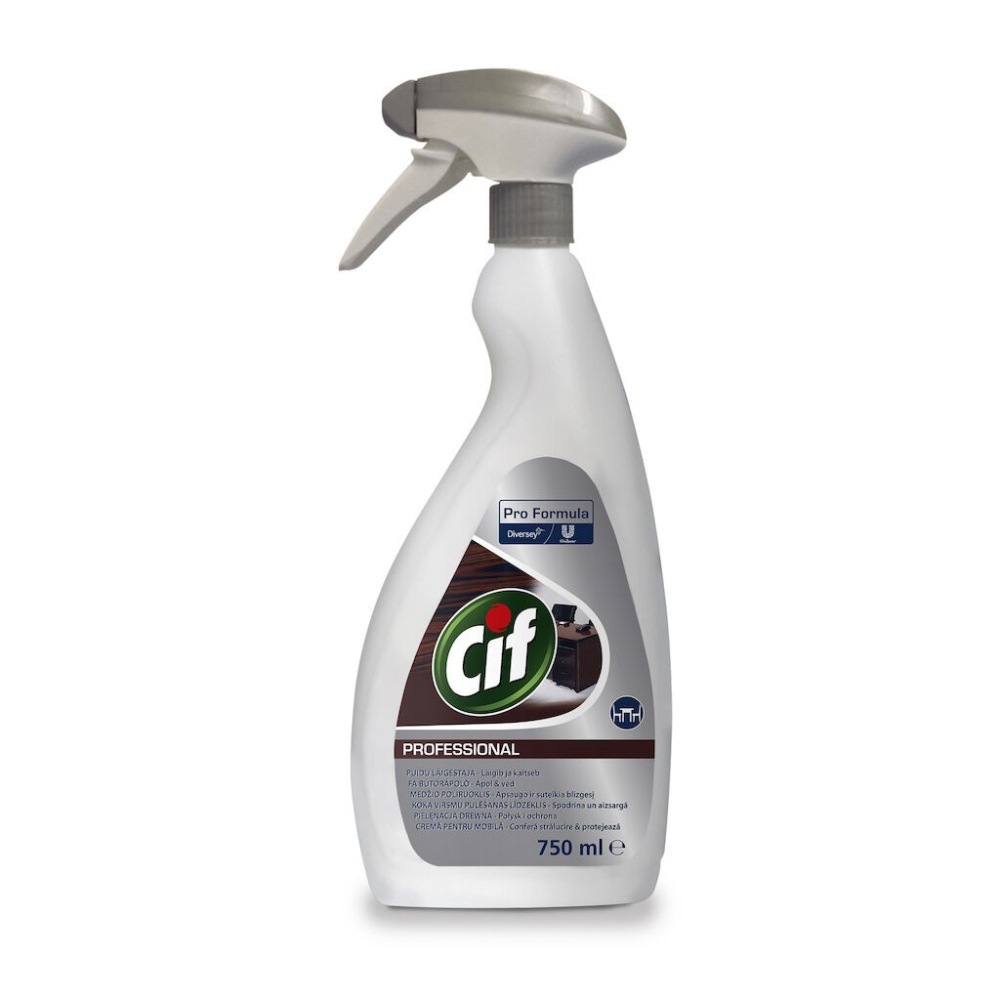 Pachet CIF Professional Wood Polish - Crema pentru Mobilier din Lemn, 6×0,75 L [3]