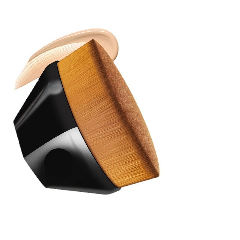 Pensula kabuki plata pentru fond de ten, negru [5]