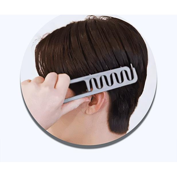 Pieptan de Volum, Flippy, din ABS, pentru Femei/Barbati, 19 x 9 cm, Gri [3]