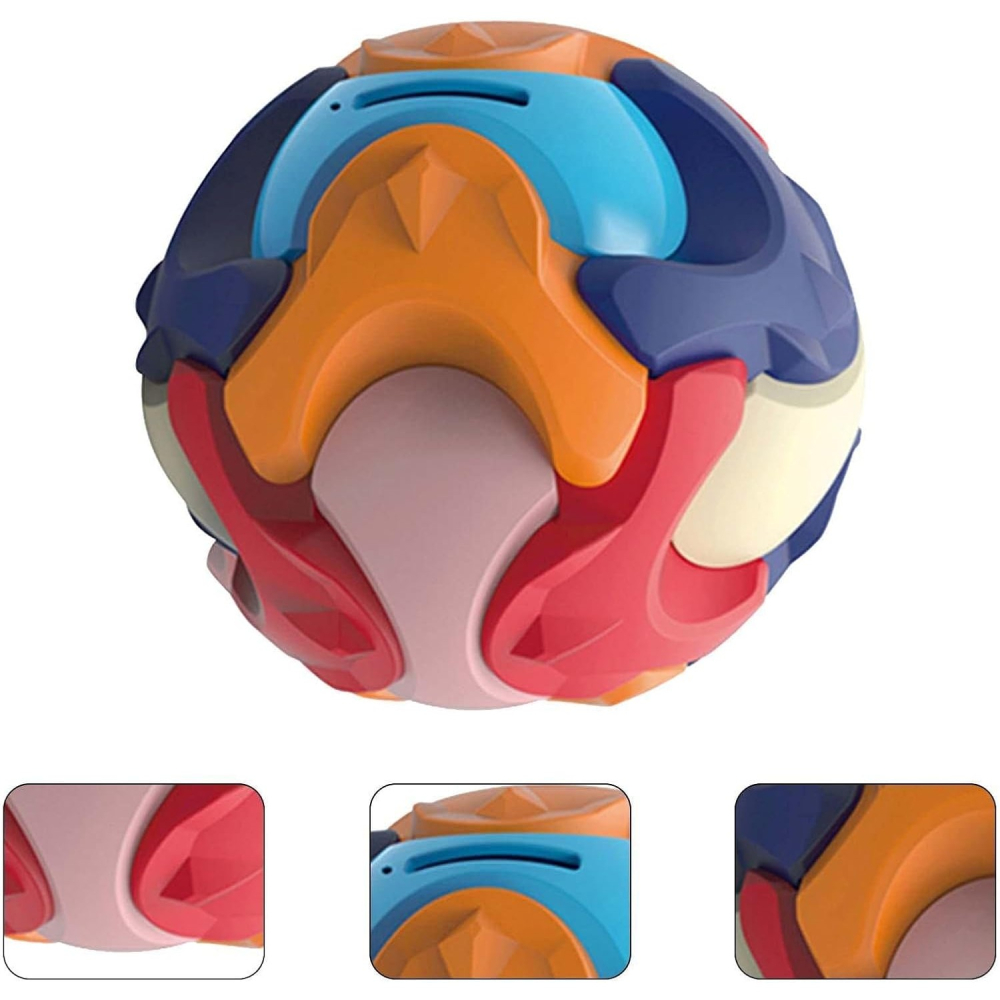 Pusculita Sub Forma de Minge, de Construit, se Asambleaza/Dezasambleaza, din Plastic, 16.5x16.5x16.5, Multicolor [3]