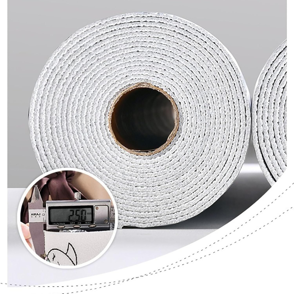 Rola Autoadeziva pentru Perete, din Panza, 10 m, Rezistenta la Umezeala, 2.5 mm Grosime, Model Girafa si Elefant, Multicolor [7]