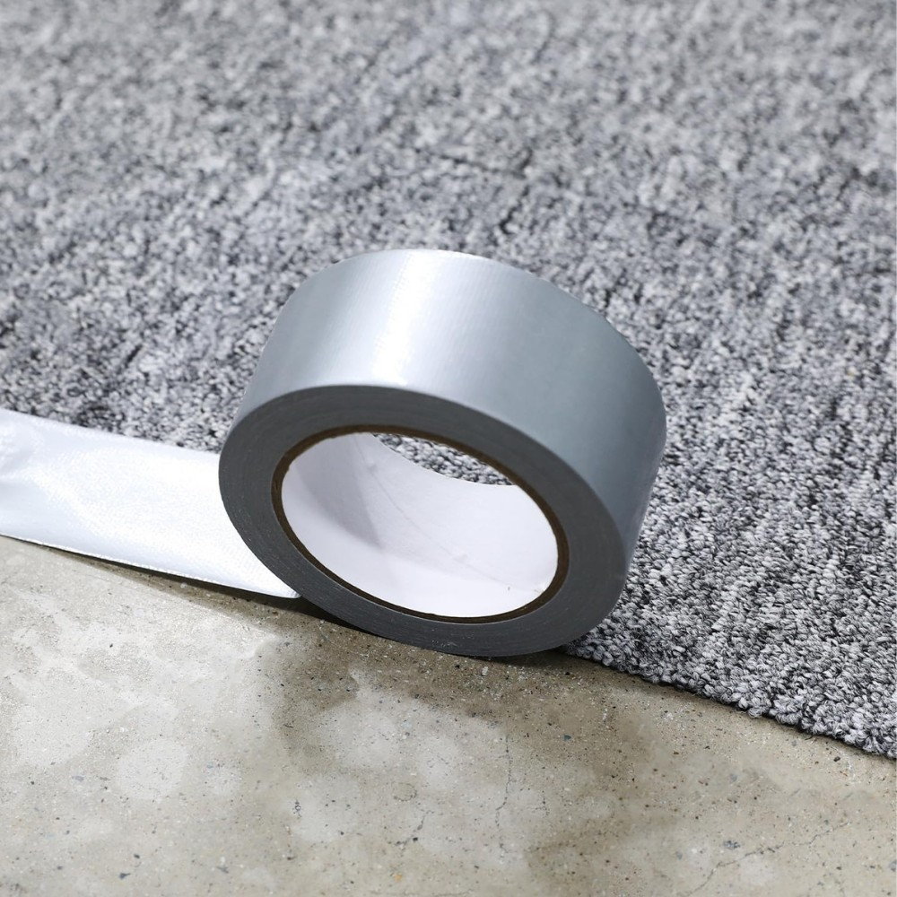 Set 24 Role Banda Adeziva de Aluminiu, Rezistenta UV, Aderenta, Izolare, Protectie, 50mmx50m, Argintiu [3]