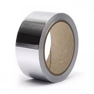 Set 24 Role Banda Adeziva de Aluminiu, Rezistenta UV, Aderenta, Izolare, Protectie, 50mmx50m, Argintiu [7]