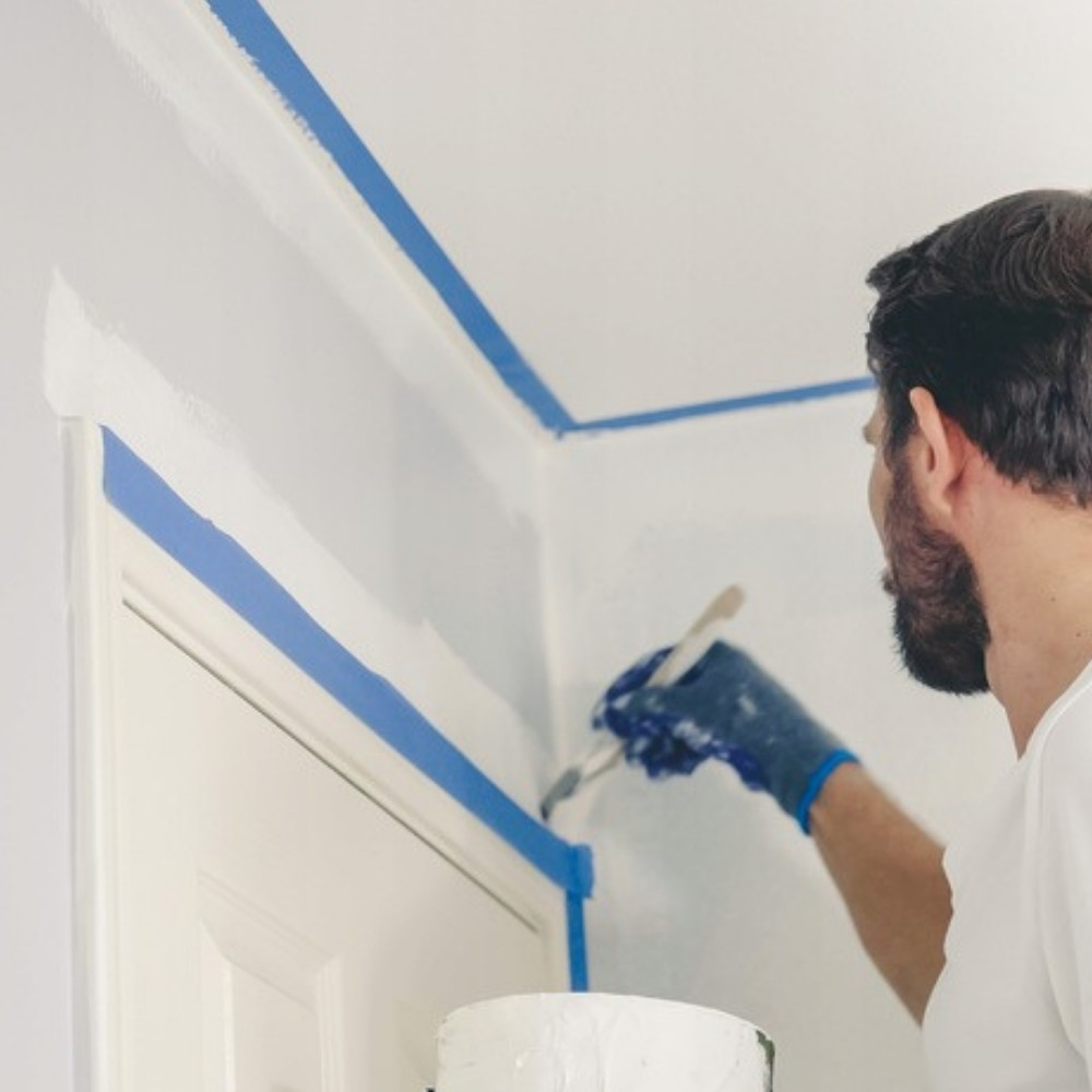 Set 24 Role Banda Adeziva de Mascare, Rezistenta UV, 48mmx50m, Rezistenta, Aderenta, Albastra [3]