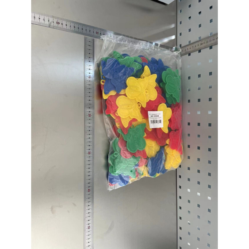 Set 4 Greutati pentru Baloanele cu Heliu, 30 grame, Plastic, Forma Fluture, Multicolor [2]