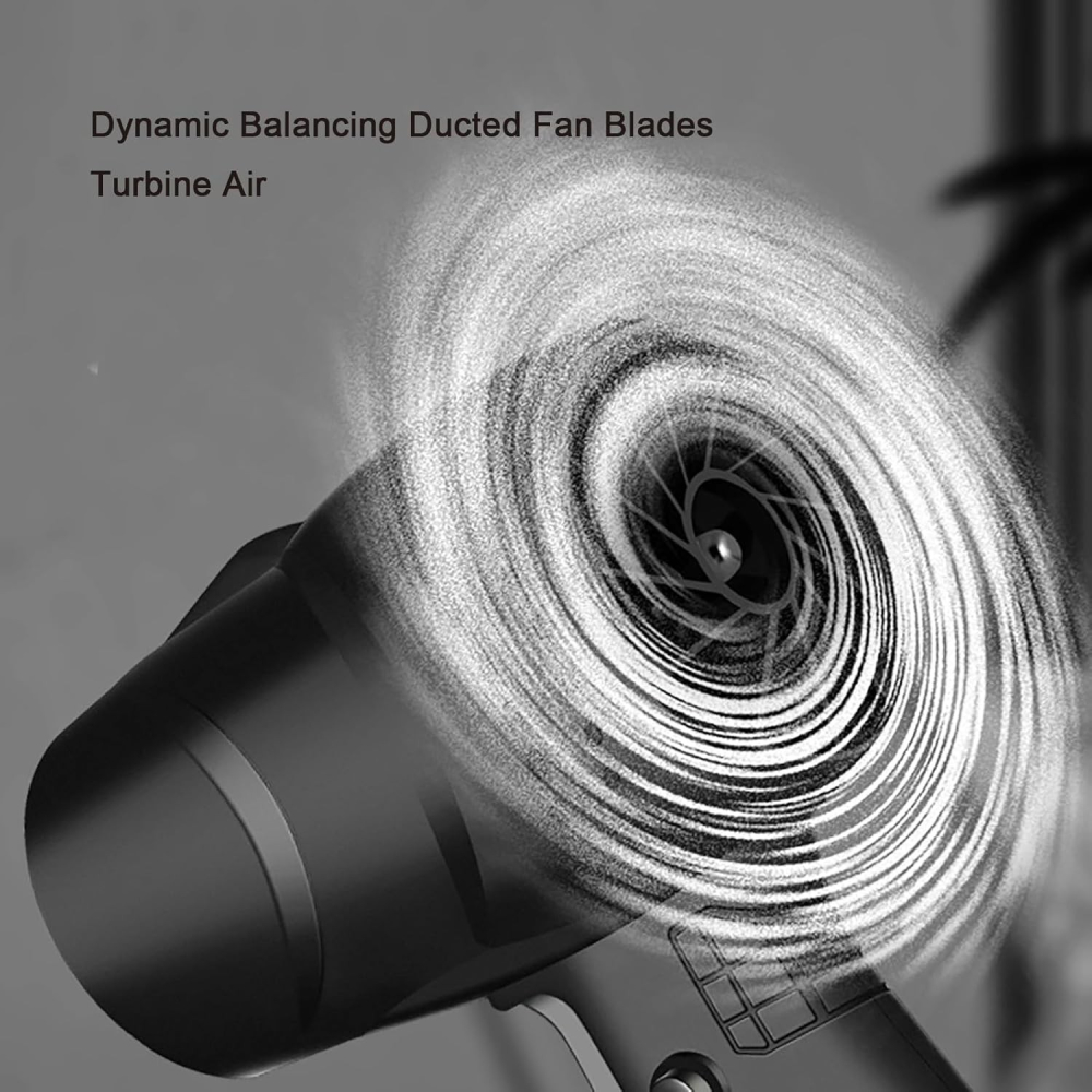 Suflanta de Aer Multifunctionala Portabila, Incarcare Auto, pentru Gratar, Masina, Indepartare Frunze si Praf, 1500 mAh, Viteta de Rotatie 25000 RPM, 2 Baterii de Li si Incarcator, Negru [8]