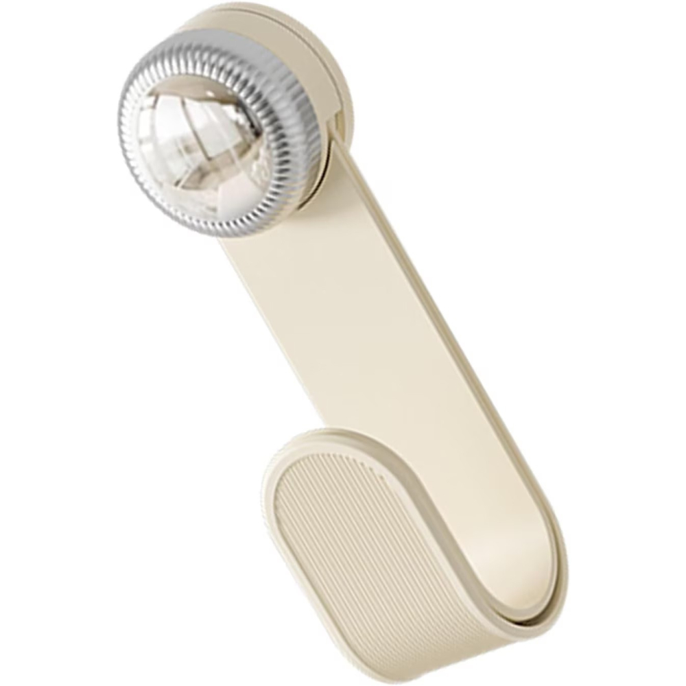 Suport pentru Capace Vase, Suport de Depozitare pentru Capacul Oalei in Bucatarie, cu Ventuza, Usor de Montat pe Perete, 19 x 6 x 5 cm, Alb Crem [3]