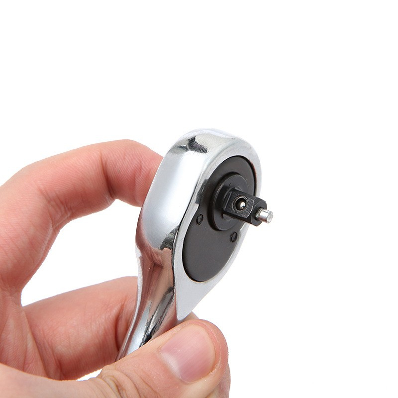 Trusa Chei Tubulare, Set 53 de Piese, Surubelnita, Clichet, Tubulare, Imbus, Prelungitor, 27 x 20 x 5.5 cm, 1.5 kg, Cutie Rosu [8]