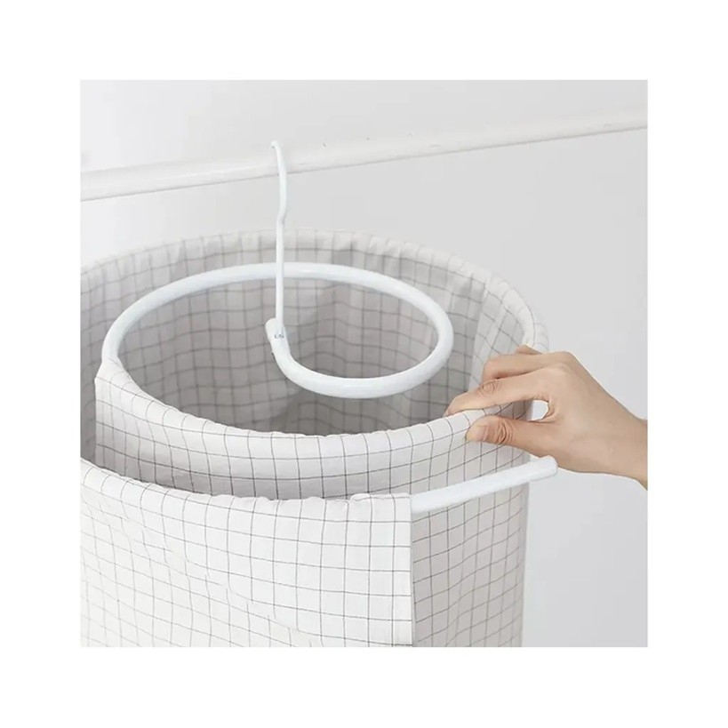 Uscator de Rufe Spiralat, Flippy, din Otel Inoxidabil de 10 mm, Detasabil, 40 x 43 x 18 cm, Alb [3]