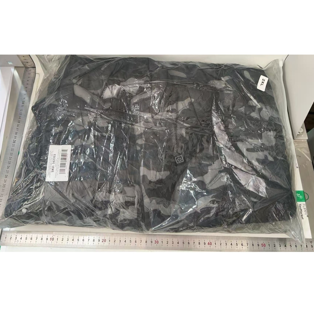 Vesta cu Incalzire, Unisex, 2 Zone de Incalzire, Umplutura Bumbac, 3 Trepte de Temperatura, Incarcare USB, Albastru, 65 - 75 kg, Marime XXL [5]