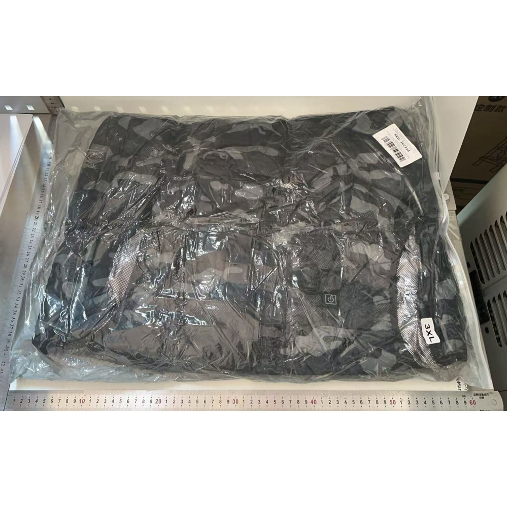 Vesta cu Incalzire, Unisex, 2 Zone de Incalzire, Umplutura Bumbac, 3 Trepte de Temperatura, Incarcare USB, Albastru, 74 - 84 kg, Marime XXXL [5]