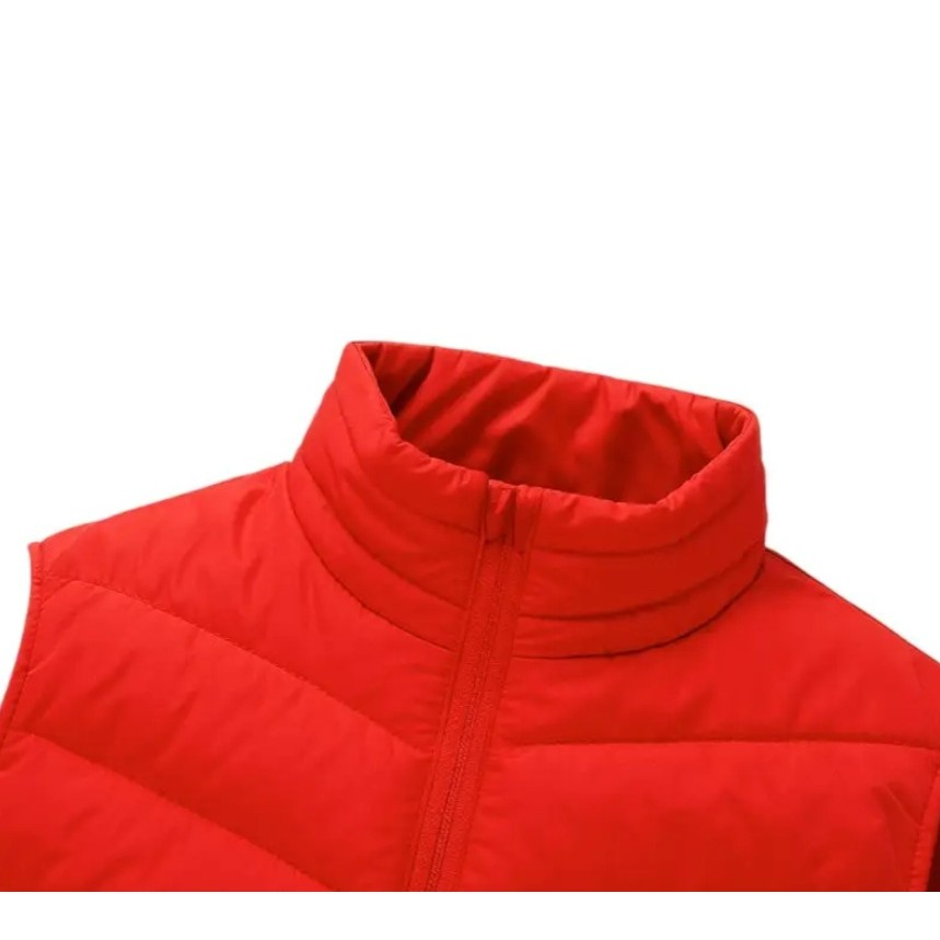 Vesta cu Incalzire, Unisex, 2 Zone de Incalzire, Umplutura Bumbac, 3 Trepte de Temperatura, Incarcare USB, Rosu, 45 - 58 kg, Marime L [3]