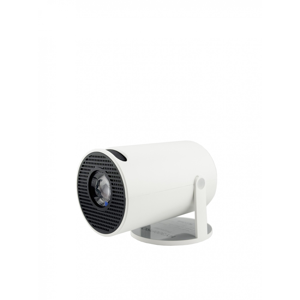 Video Proiector Portabil cilindric HY300PRO+, Inteligent, ULTRA HD 1920 x 1080, Wireless, Compatibil cu Android/iOS, 13 x 11 x 9 cm, Alb [2]