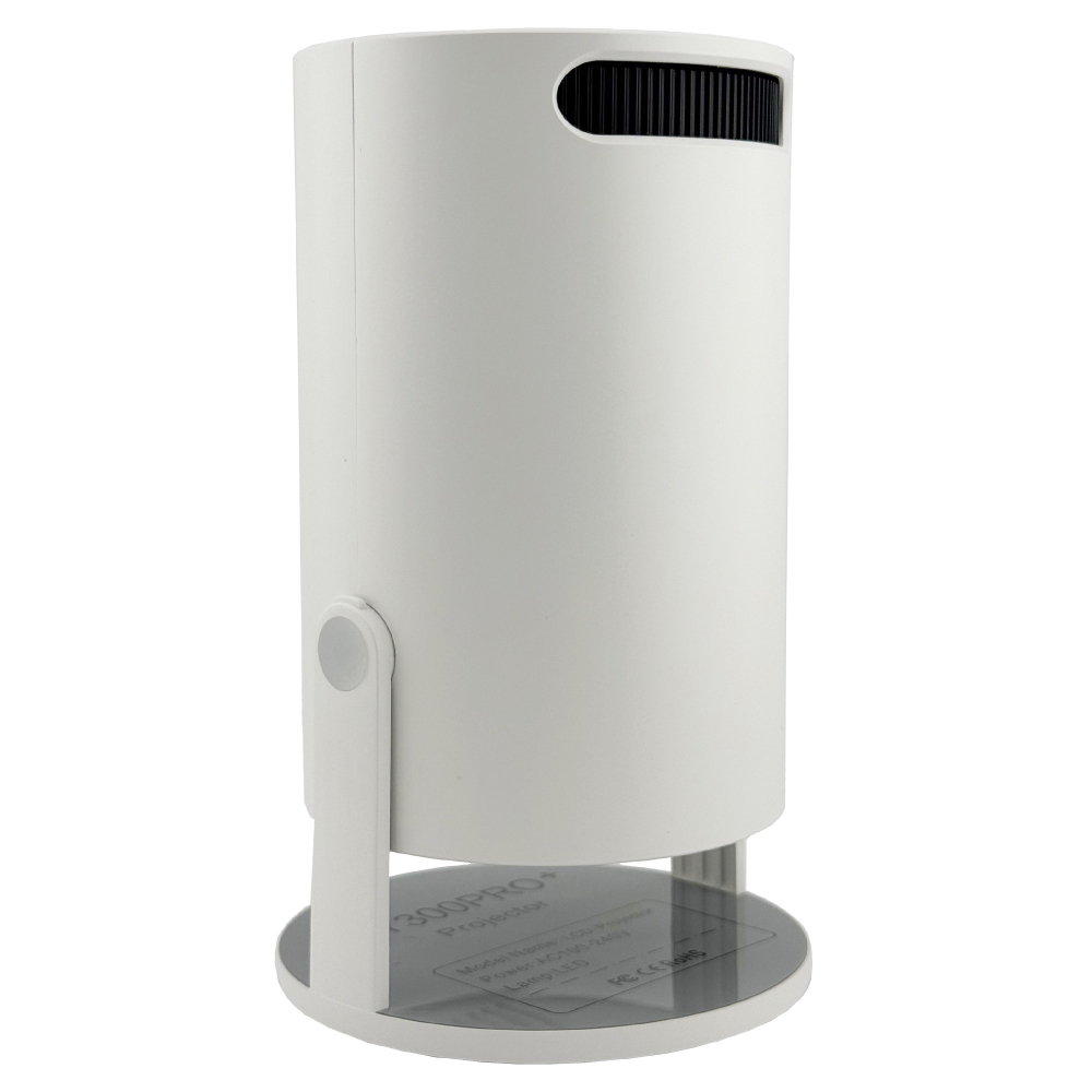 Video Proiector Portabil cilindric HY300PRO+, Inteligent, ULTRA HD 1920 x 1080, Wireless, Compatibil cu Android/iOS, 13 x 11 x 9 cm, Alb [5]