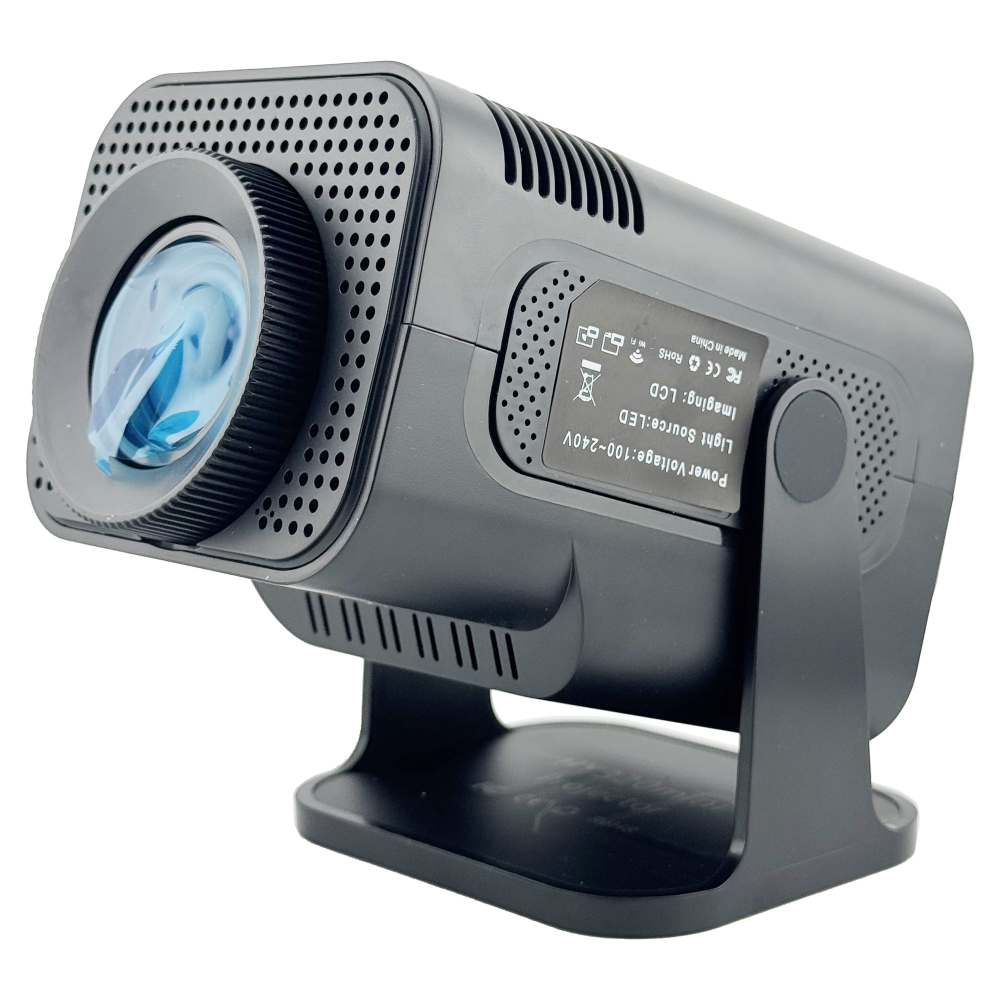 Video Proiector Portabil HY320 MINI, Inteligent pentru Jocuri, Ultra HD 1920 x 1080, Wireless, Compatibil cu Android/iOS, AC, 17 x 10 x 9 cm, Negru [5]