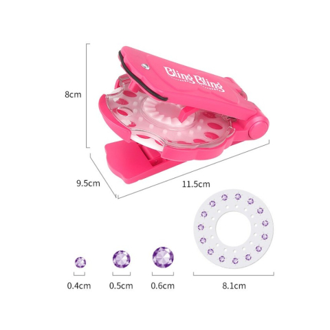 Aparat aplicare strasuri Plastic, 11.5x9.5x8 cm, Multicolor [2]