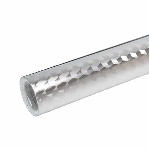 Accesorii Ingrijire Casa - Autocolant pentru Bucătărie, Tip Folie de Aluminiu, Rezistent la Ulei, Umezeală, Temperaturi Inalte, pentru Dulapuri, Perete, Blat, Argintiu, 60cm x 1m