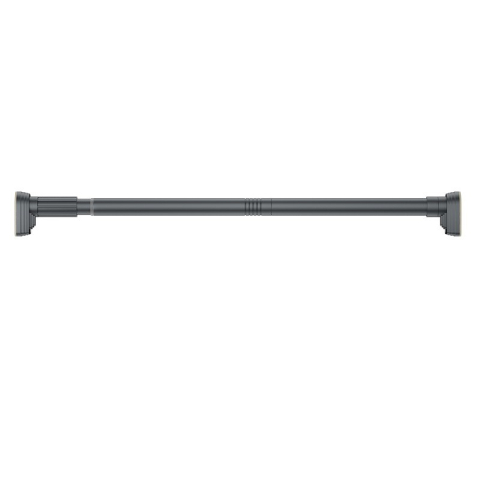 Accesorii Ingrijire Casa - Bara Telescopica Multifunctionala, din Otel Inoxidabil si ABS, Utilizare Universala, Extensie 220 - 240 cm, Fara Perforare Perete, Gri