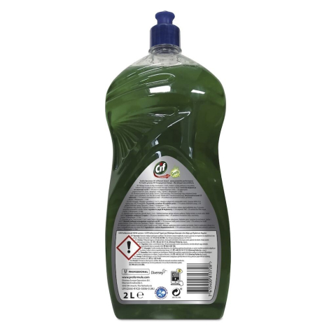 CIF Professional Lemon - Detergent Universal pentru Spalarea Manuala a Vaselor, Parfum de Lamaie 2 L [3]