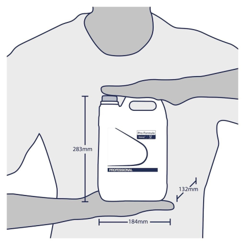 CIF Professional Washroom - Detergent si Detartrant pentru Suprafetele din Baie, 5 L [3]