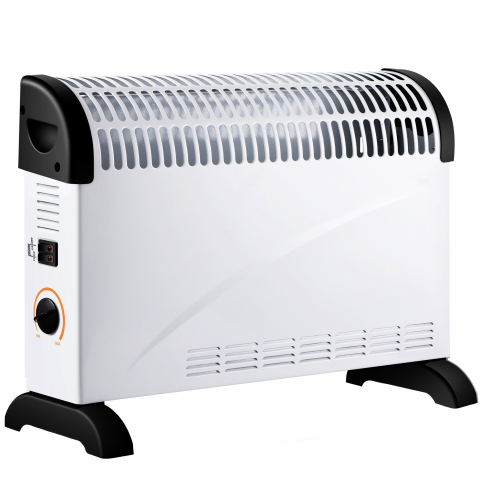 Convector Electric Clasic, 2000W, 3 Trepte de Putere, Termostat, 53x19.8x38 cm, Alb [3]