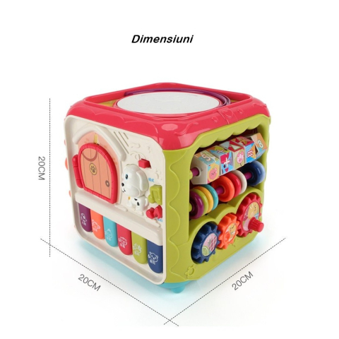 Jucarii educative - Cub activitati, 6 in 1
