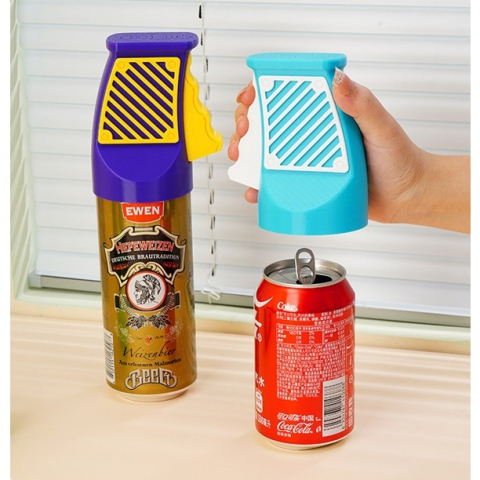 Desfacator Doze, Flippy, din ABS, 10.7 x 8 cm, Manual, Albastru Deschis/Alb [3]