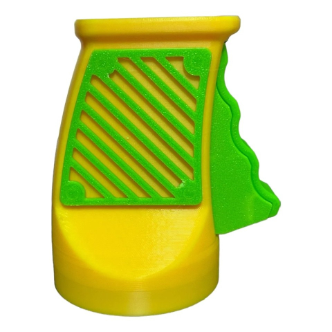Curăţător, Desfăcător, Răzătoare - Desfacator Doze, Flippy, din ABS, 10.7 x 8 cm, Manual, Galben/Verde