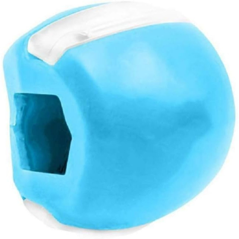 Dispozitiv de Tonifiere Faciala, din Silicon, Corectare Mandibula/Maxilar, Albastru [3]