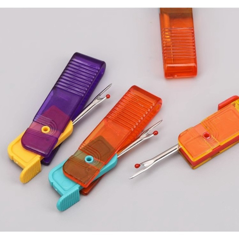 Dispozitiv pentru Descusut, Taietor de Etichete, 1.7 x 7 cm, Pliabil, din Plastic, Mov [3]