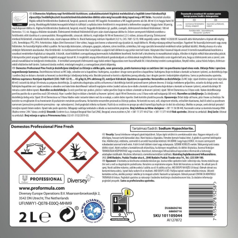 Domestos Professional Pine Fresh - Detergent Lichid Dezinfectant, 2 L [1]