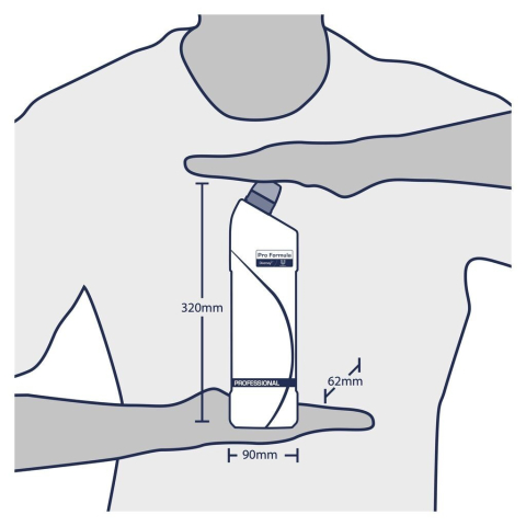 Domestos Professional Toilet Gel Ocean - Gel Dezinfectant pentru Toaleta, 1L [3]