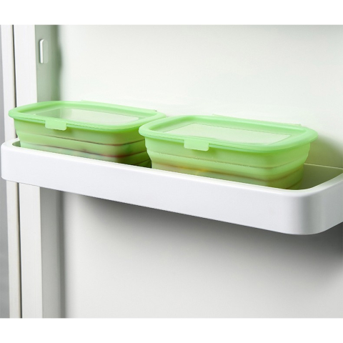 Caserola din Silicon, Pliabila, 1L, 18.8 x 8 x 11.5 cm, Rezistenta Temperaturi Extreme, Verde [5]