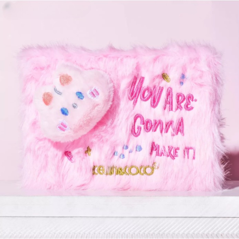 Set de Machiaj Kevin&amp;Coco, 6 culori Blush, Husa Pufoasa, Model Pisicuta, 17.3x12.5x5 cm, Multicolor [4]