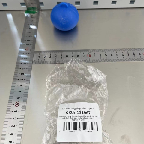 Greutate pentru Baloane, Accesoriu Petrecere, 5.5x5.5 cm, 120 g, Albastru [1]