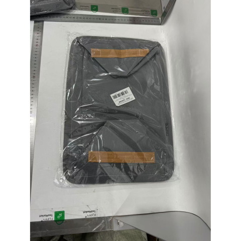 Cutie Depozitare pentru Haine, lucruri, din Textil cu Cadru Metalic, Manere Laterale, forma Dreptunghiulara, 42 x 28 x 25 cm, volum 29 L, Gri [1]